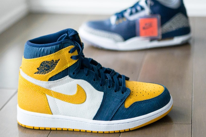 Air Jordan 1 PE 推出限定「Michigan Wolverines」球隊專屬配色鞋款