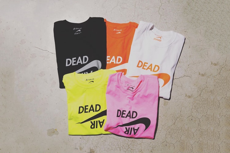 Asterisk 攜手 STUGAZI 推出別注「DEAD AIR」T-Shirt 上衣