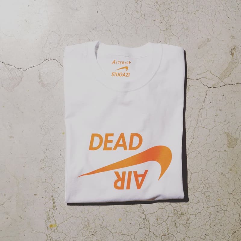 Asterisk 攜手 STUGAZI 推出別注「DEAD AIR」T-Shirt 上衣