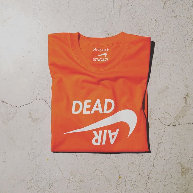 Asterisk 攜手 STUGAZI 推出別注「DEAD AIR」T-Shirt 上衣