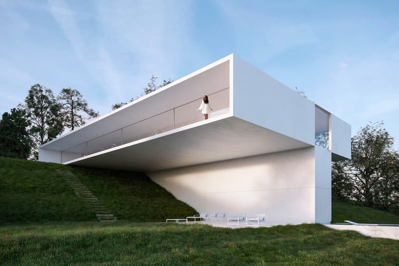 走進斜坡上的稜角建築:Benahavis House
