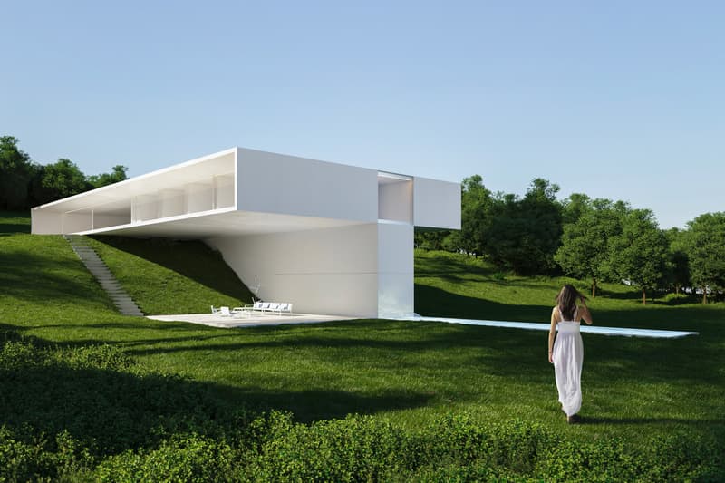 走進斜坡上的稜角建築:Benahavis House
