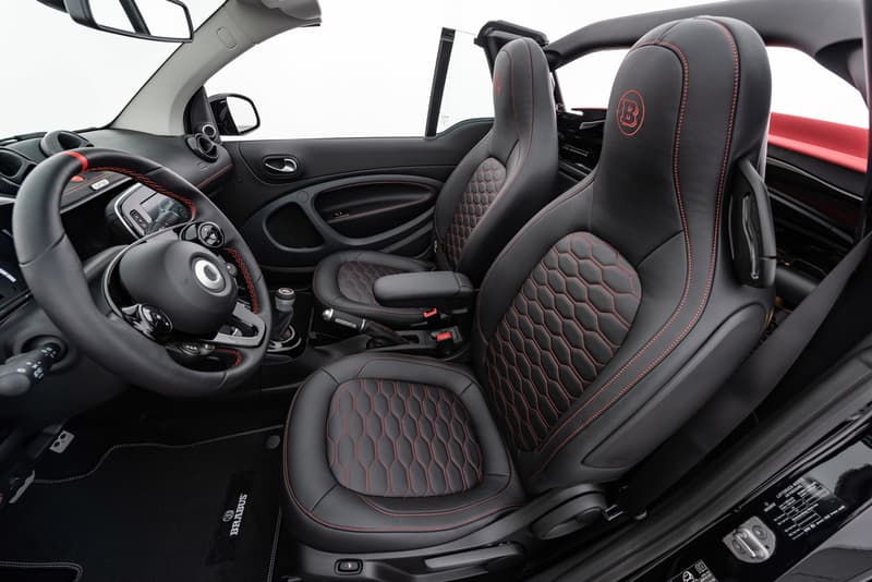 迷你黑魂 − Brabus 打造 Smart EQ Fortwo Cabrio 全新改裝車型