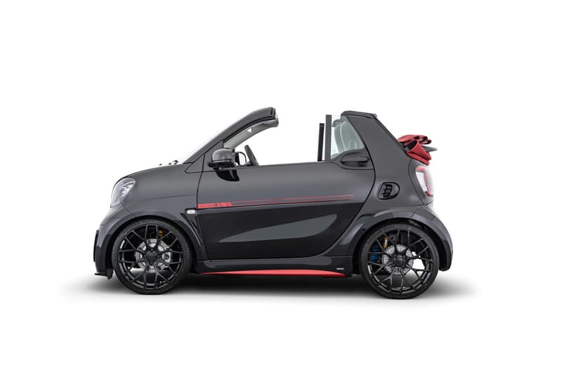 迷你黑魂 − Brabus 打造 Smart EQ Fortwo Cabrio 全新改裝車型