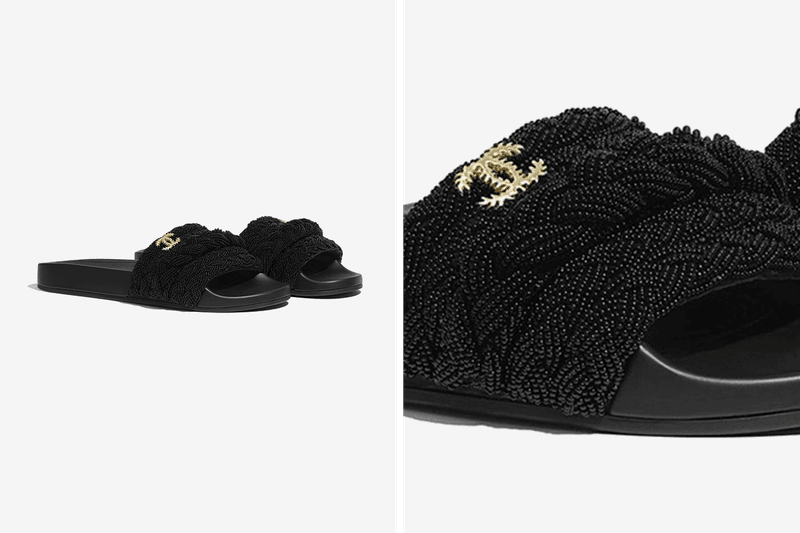 Chanel 推出要價 $1,100 美元奢華珍珠羊皮拖鞋