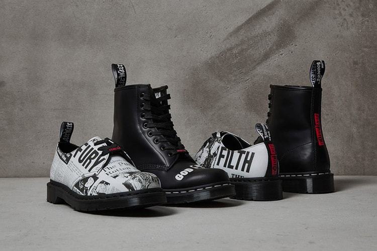 次文化代表再現 − Dr.Martens x Sex Pistols 攜手打造全新龐克別注系列