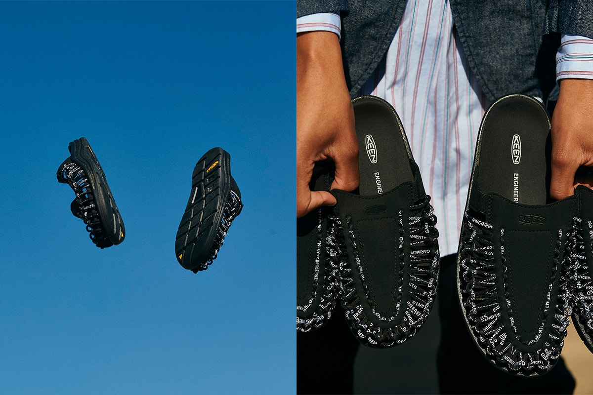 Engineered Garments x KEEN 推出首個聯名鞋款 Uneek II Slide