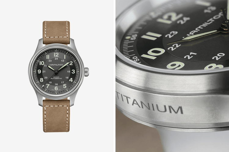 Hamilton 推出鈦金屬升級版本 Khaki Field 軍錶