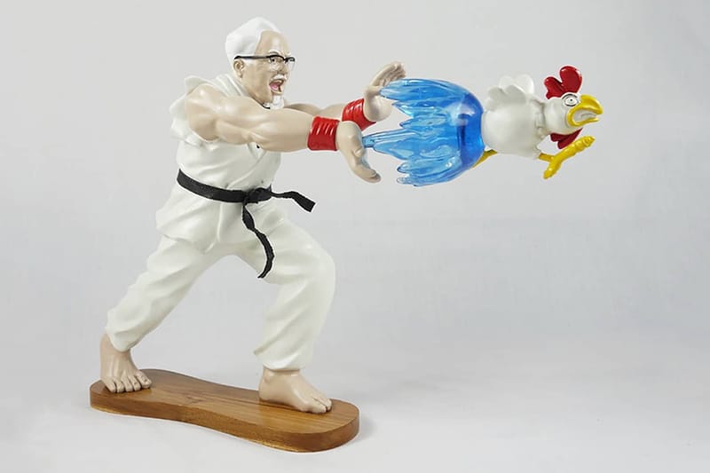 「雞」動拳！HEART LAB 推出 KFC 肯德基上校別注格鬥雕像