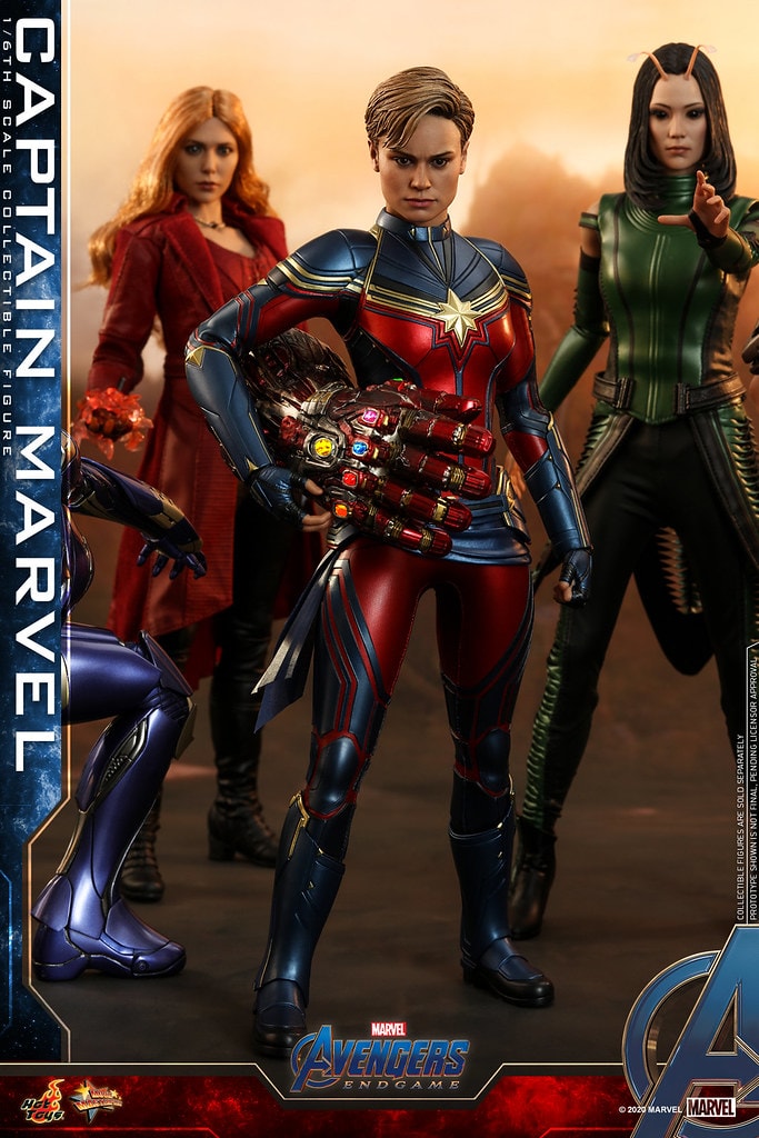 Hot Toys 推出全新 1:6 比例《Avengers：Endgame》Captain Marvel 珍藏人偶
