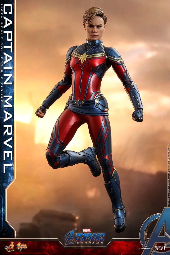 Hot Toys 推出全新 1:6 比例《Avengers：Endgame》Captain Marvel 珍藏人偶