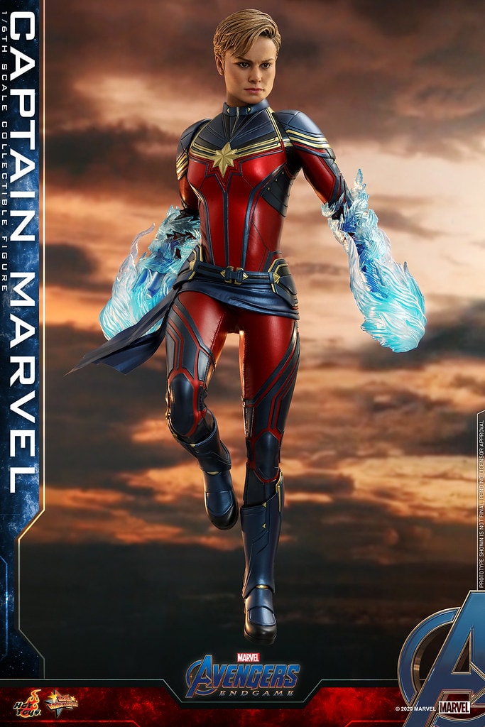 Hot Toys 推出全新 1:6 比例《Avengers：Endgame》Captain Marvel 珍藏人偶