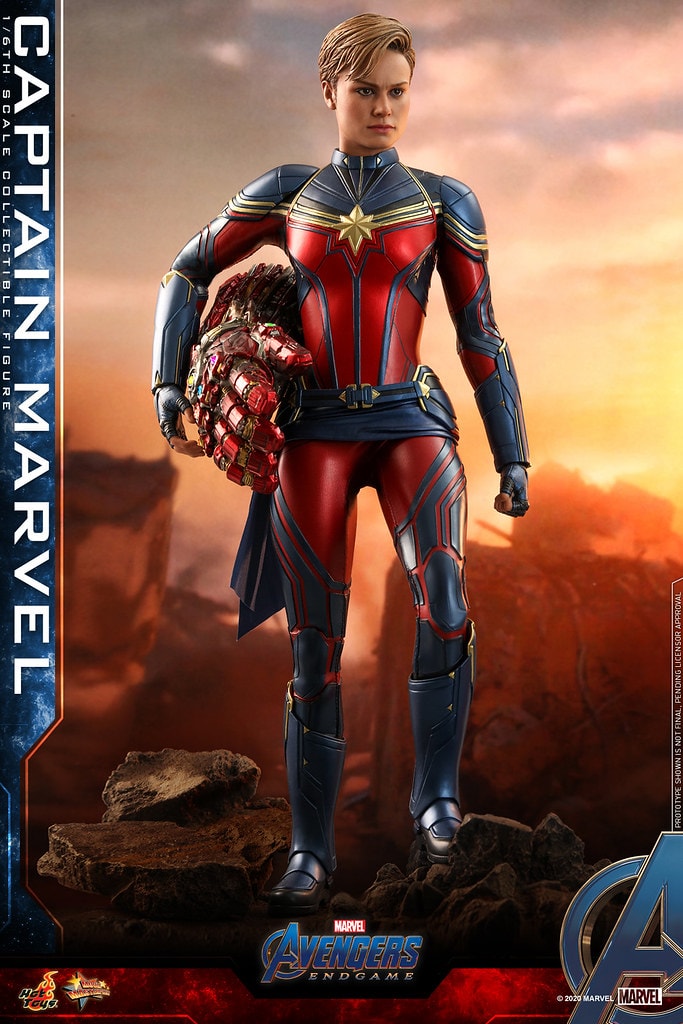 Hot Toys 推出全新 1:6 比例《Avengers：Endgame》Captain Marvel 珍藏人偶