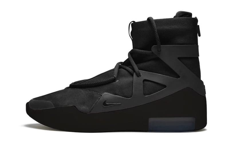 Nike Air Fear of God 1「Triple Black」細節近賞圖輯曝光