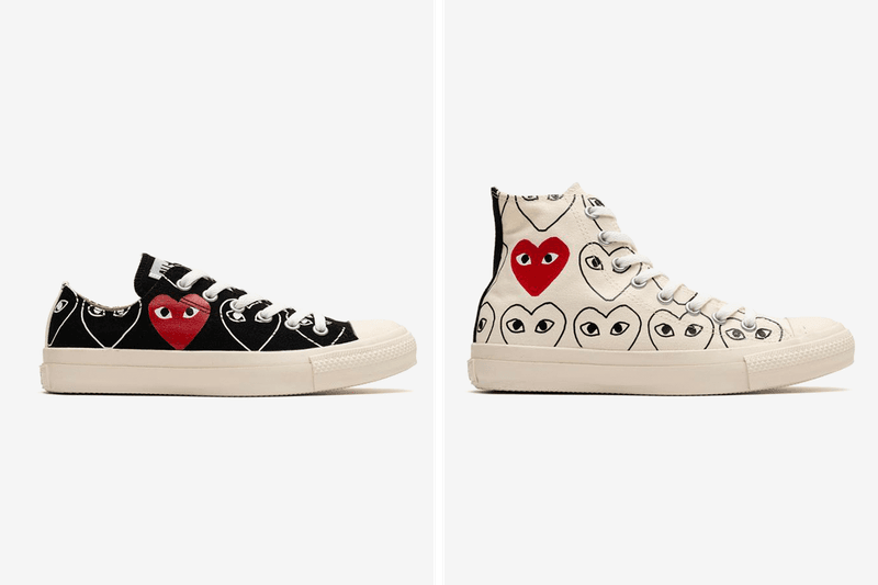 COMME des GARÇONS PLAY x Converse Chuck 70 全新設計實物圖片登場！