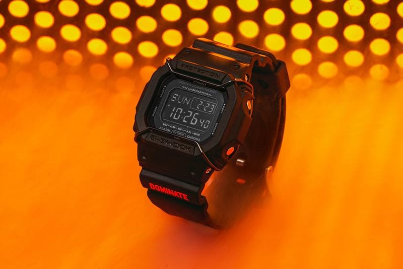 G-Shock 聯手 Dominate 推出別注 DW5600 錶款