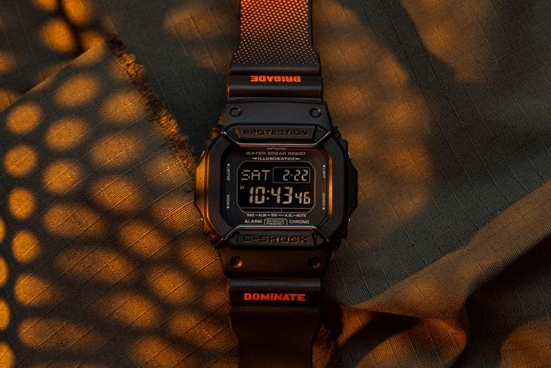 G-Shock 聯手 Dominate 推出別注 DW5600 錶款