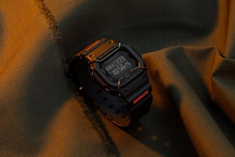 G-Shock 聯手 Dominate 推出別注 DW5600 錶款