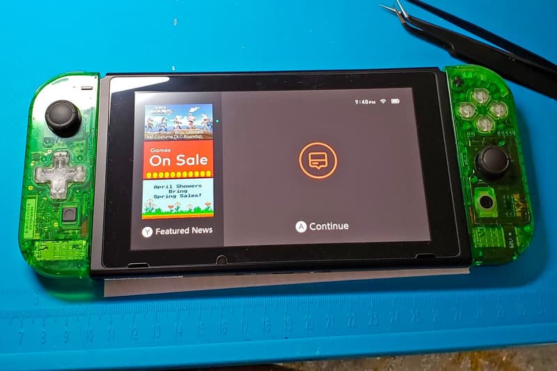 足不出戶-玩家自行採購零件維修 Nintendo Switch