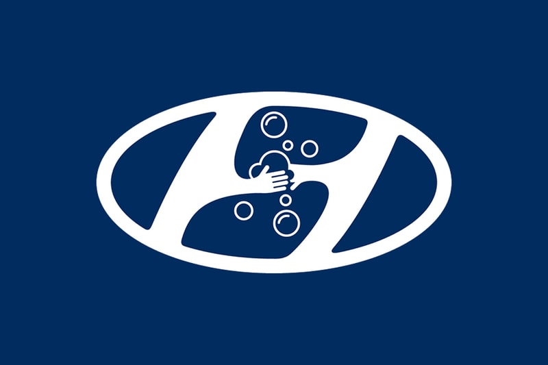 Hyundai 重塑廠徽宣傳衛生訊息