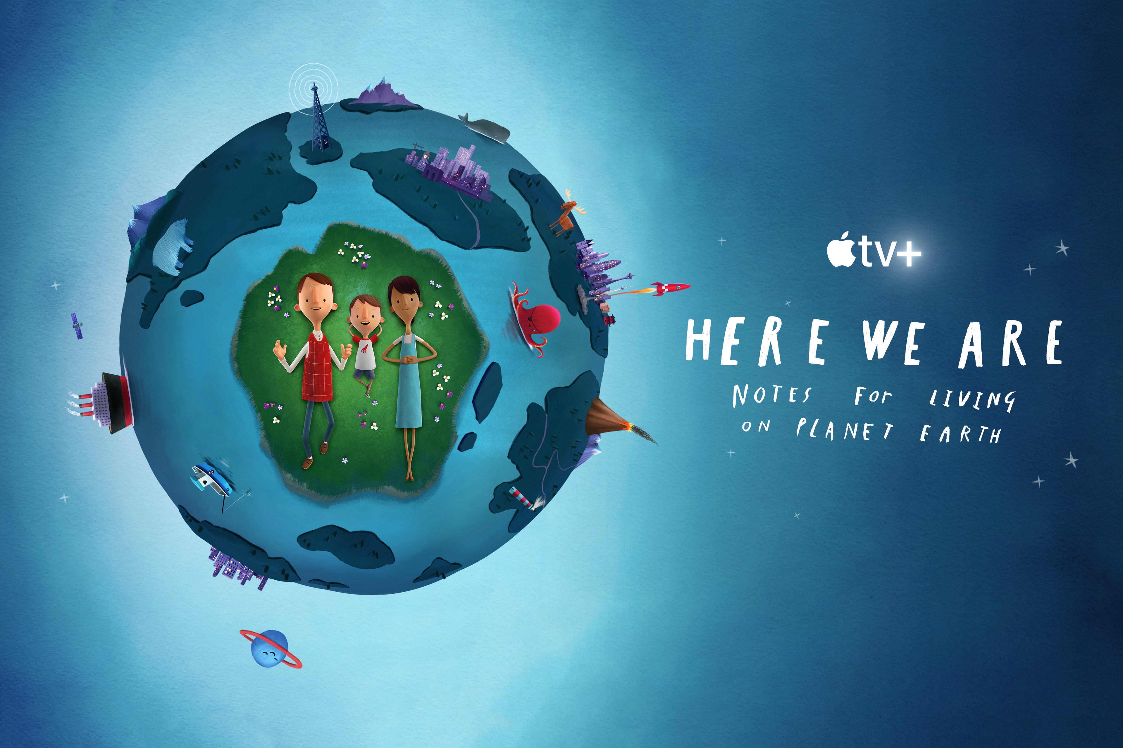 Apple TV+ 推出《Here We Are：歡迎來到美麗的地球》原創動畫短片
