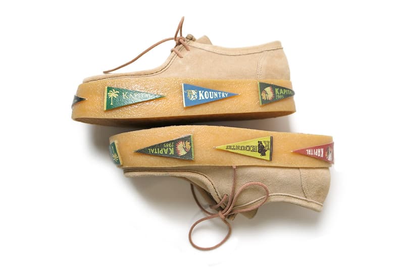 KAPITAL 正式推出全新厚底 3D-KOUNTRY Wallabee 鞋款