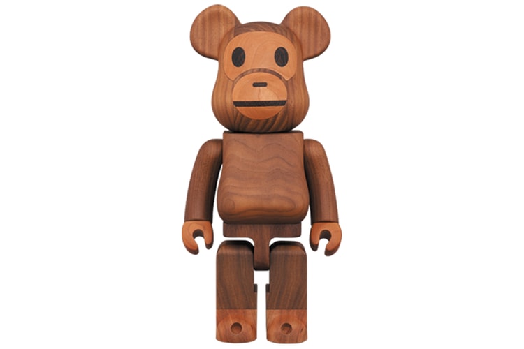 Karimoku x Medicom Toy 攜手打造 400% BE@RBRICK 木製 BAPY MILO 玩偶