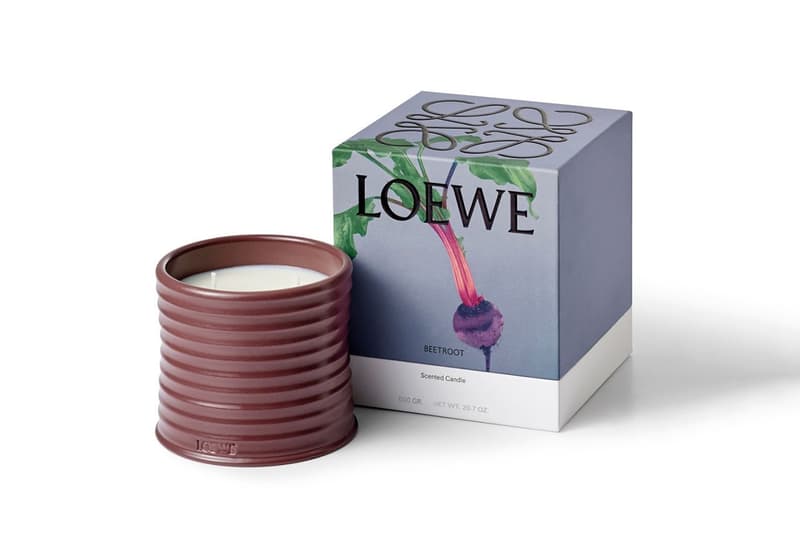 LOEWE 全新香氛蠟燭系列推出「大麻」、「甜菜」與「番茄葉」等味調