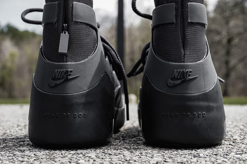 HYPEBEAST 近賞 Nike Air Fear of God 1 最新配色「Noir」