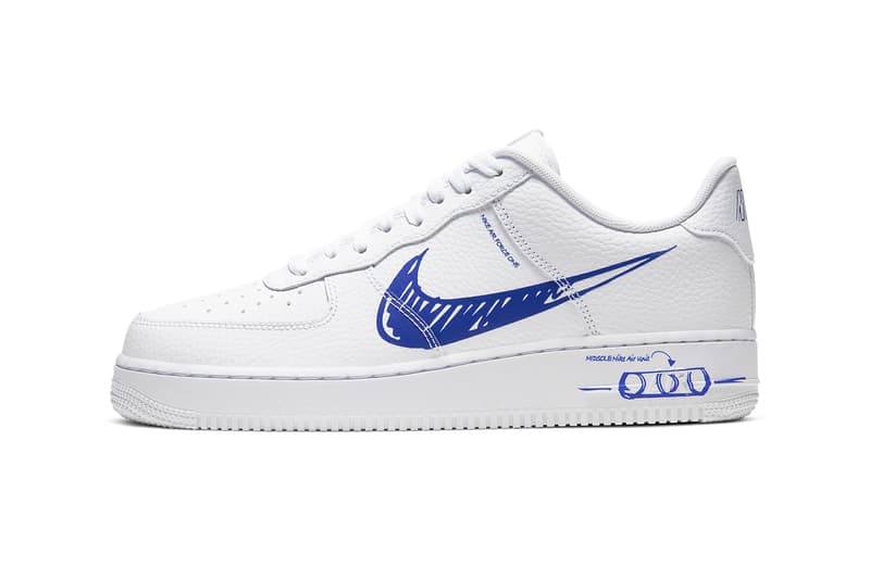 Nike Air Force 1「Sketch」追加全新藍調配色