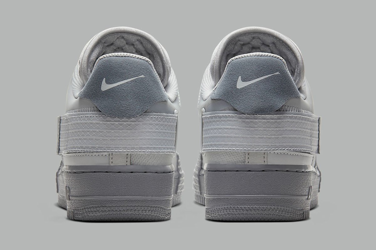 Nike Air Force 1 Type 最新配色「Triple Grey」正式曝光