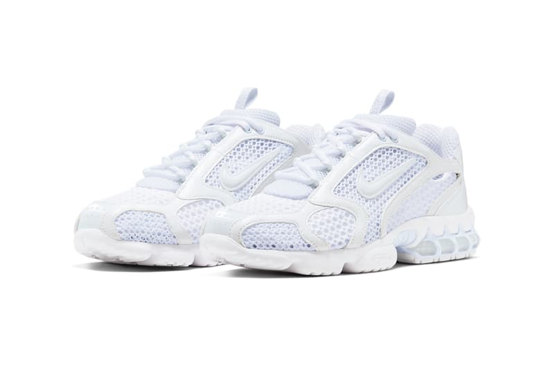 全白仕樣!Nike Air Zoom Spiridon Cage 2「Triple White」配色登場