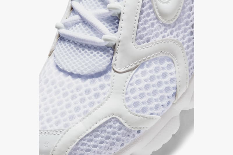 全白仕樣!Nike Air Zoom Spiridon Cage 2「Triple White」配色登場