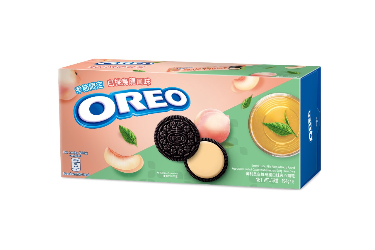 OREO 推出 2 款全新季節限定「櫻花抹茶」&「白桃烏龍」夾心餅乾