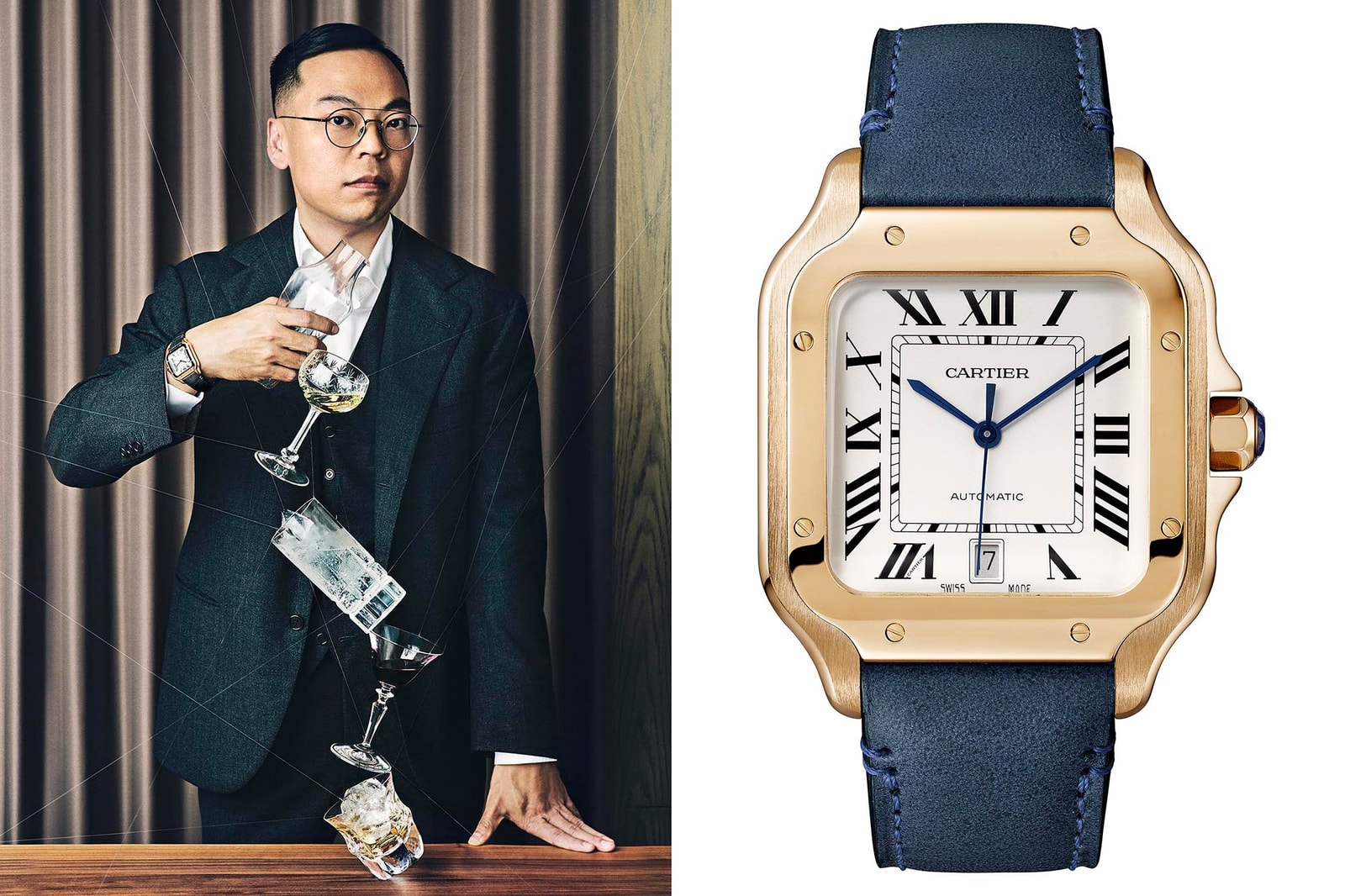 Santos de Cartier 腕錶突破界限、卓爾不凡的精神走在時代之先