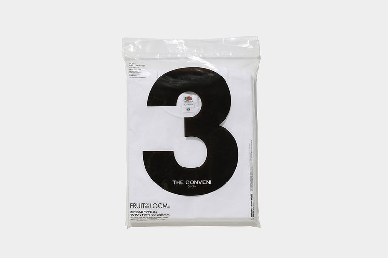 THE CONVENI 推出 fragment design x FRUIT OF THE LOOM® 聯乘系列第三彈
