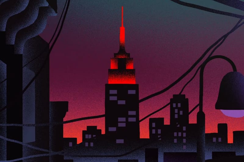 紐約時報邀請 17 位插畫家畫出他們窗外的風景