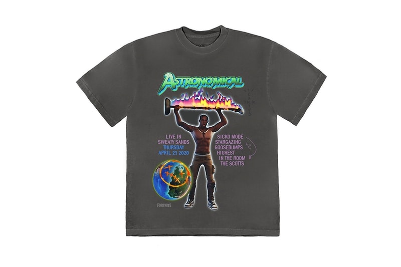 Travis Scott x Fortnite 虛擬演唱會《Astronomical Tour》更多周邊商品再釋出
