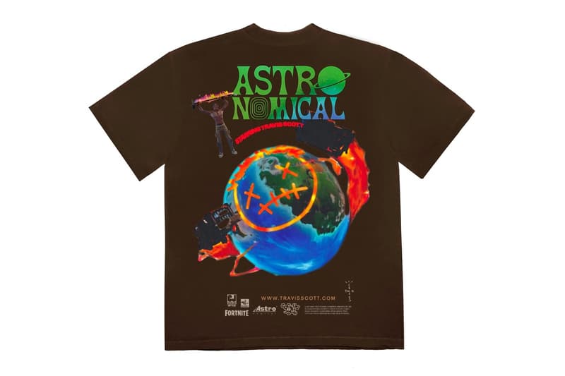 Travis Scott x Fortnite 虛擬演唱會《Astronomical Tour》周邊商品正式發佈