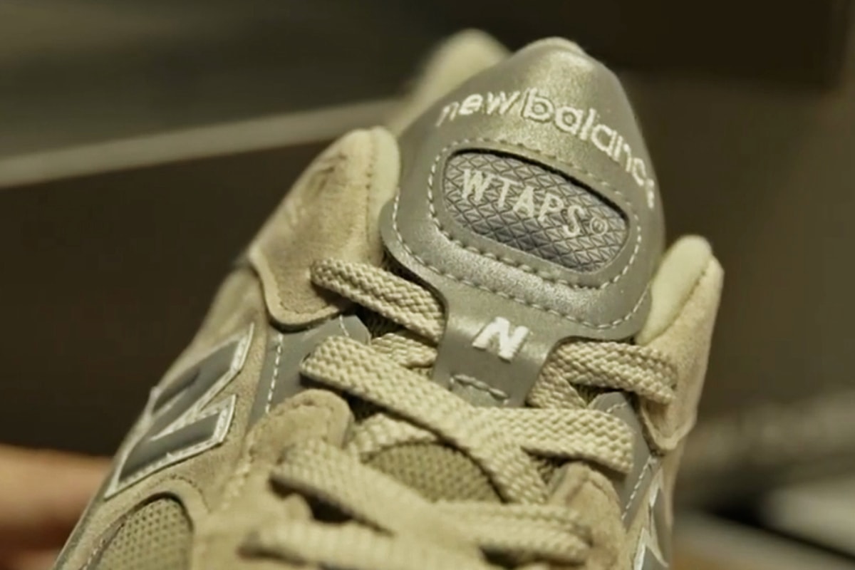 WTAPS 發佈與 New Balance 合作的 M992 聯名鞋款