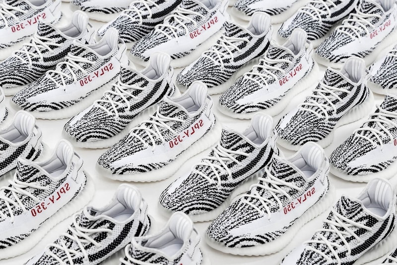 YEEZY BOOST 350 V2 人氣配色「Zebra」補貨數量提前公開