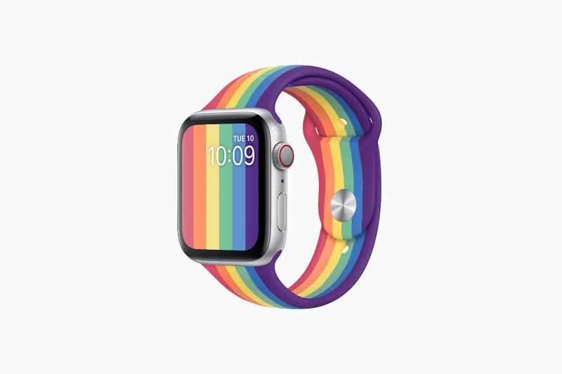 Apple Watch 迎接 Pride Month 推出全新彩虹配色錶帶