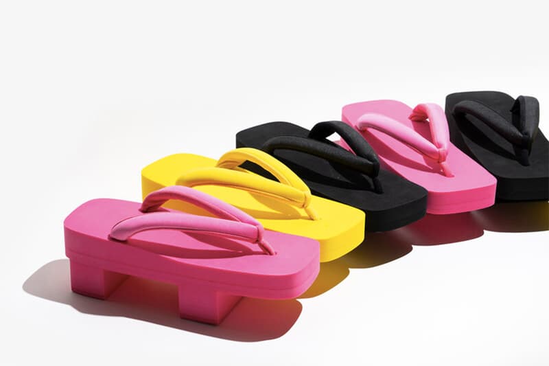 日本老店菱屋 Calen Blosso 推出 Geta Flip Flops 變種下駄