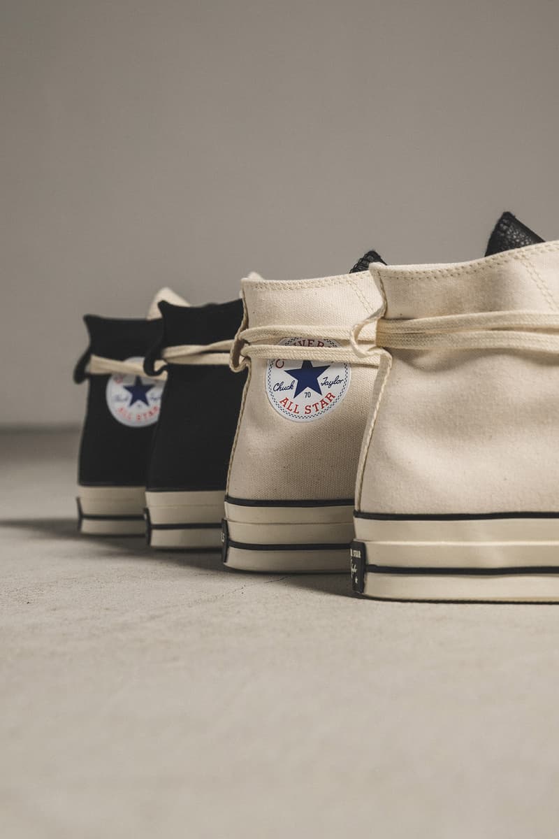 HBX 抽籤渠道開啟!Fear of God ESSENTIALS x Converse Chuck 70 鞋款再來襲