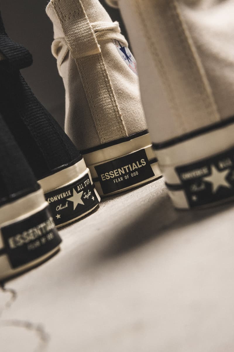 HBX 抽籤渠道開啟!Fear of God ESSENTIALS x Converse Chuck 70 鞋款再來襲