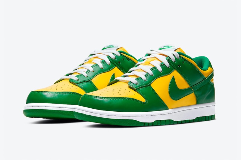 Nike Dunk Low 全新「Brazil」配色正式官方圖輯釋出