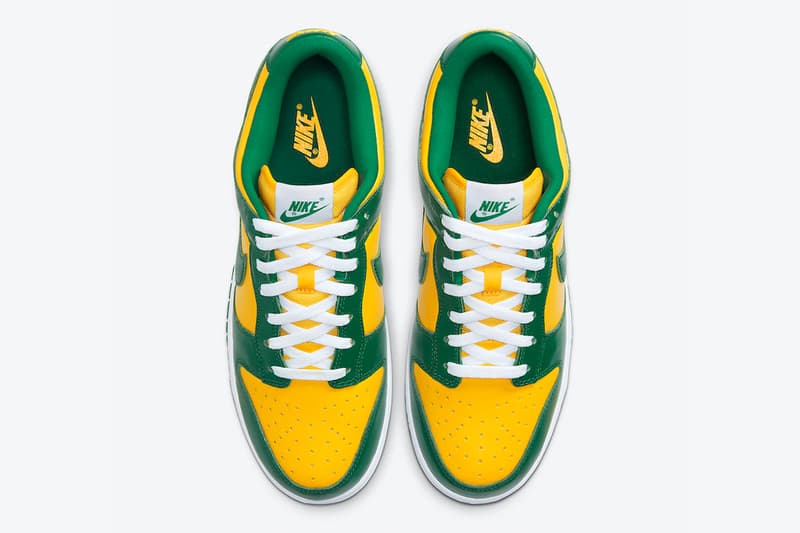 Nike Dunk Low 全新「Brazil」配色正式官方圖輯釋出