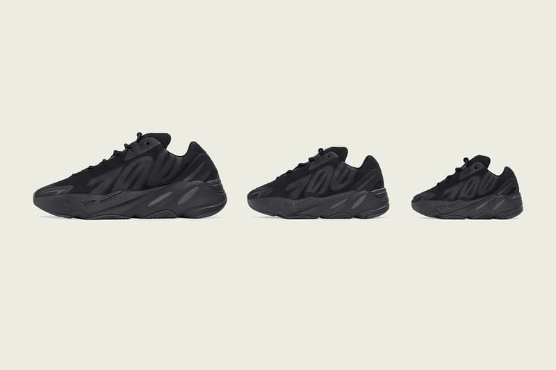 YEEZY BOOST 700 MNVN 全黑配色「Black」港台發售情報釋出