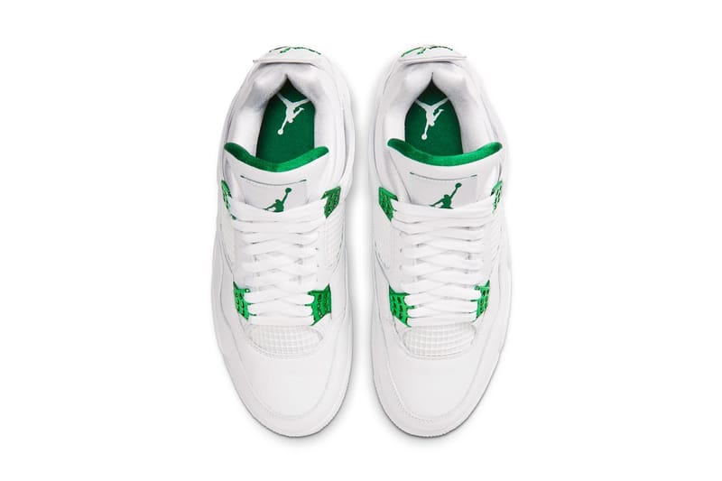 jordan 4 white green