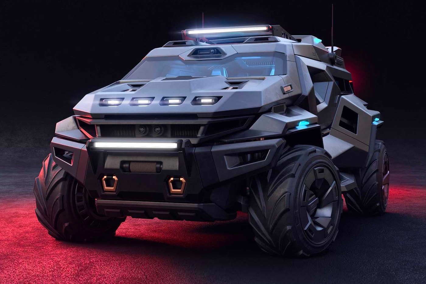 科幻裝甲 − Milen Ivanov 打造全新 Armortruck SUV 概念車